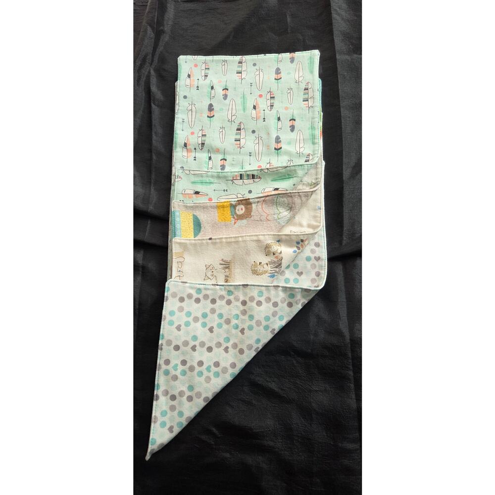 Handmade Baby Burp Cloths